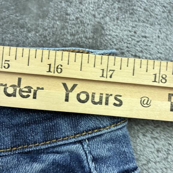 Judy Blue Skinny Fit Women’s 16W Blue Distressed Jeans Denim Medium Wash Pants - Picture 6 of 10